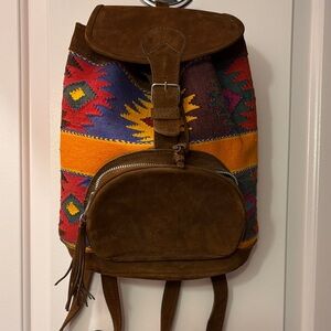 Stela 9 suede mini backpack